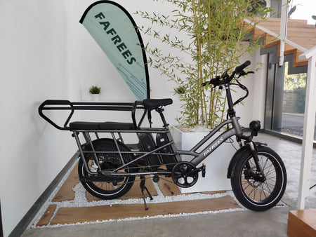 Fafrees FF20 CUV e-bike cargo longtail Grigio Cannone