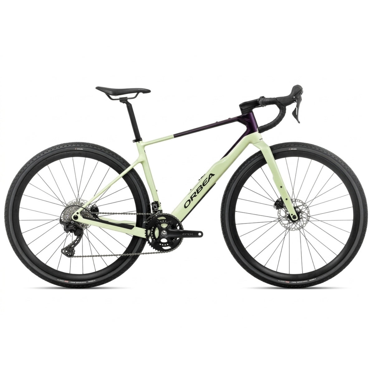 Orbea Terra M30 Team gravel bike in carbonio, vista laterale completa