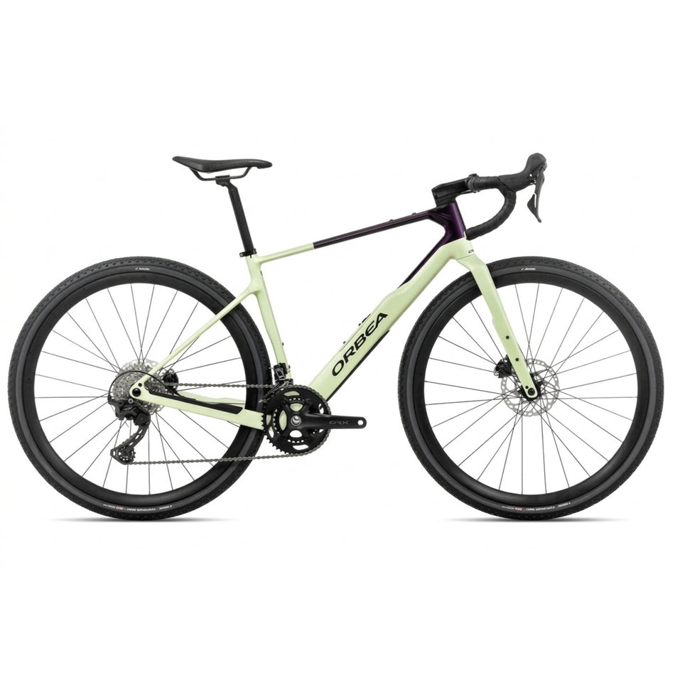 Orbea Terra M30 Team gravel bike in carbonio, vista laterale completa