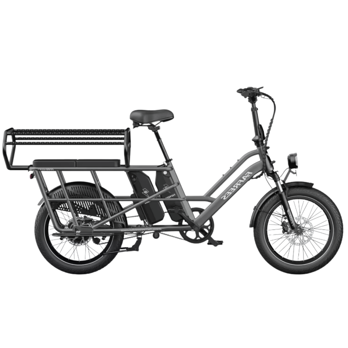 Fafrees FF20 CUV e-bike cargo longtail Grigio Cannone